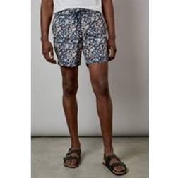 Burton Navy Sunset Camo Print Swim Shorts
