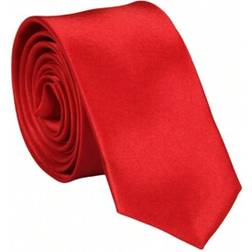 Shein Narrow Solid Color Necktie Daily Wear Tie - Men
