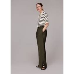 Whistles Nicola Full Length Trouser - Green