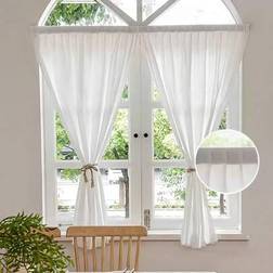 Shein No Drill Hook-And-Loop French Curtains