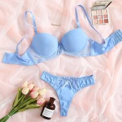 Shein Spitze Super Push-up BH Panty Dessous Set - Kawaii