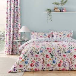 Dunelm Foxley Ditsy Duvet Cover Pink (260x220cm)