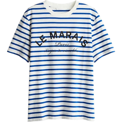 H&M Printed T-shirt - White/Le Marais