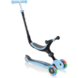 Globber Go Up Foldable Plus Lights Pastel Blue