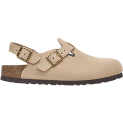 Birkenstock Tokio Nubuck Leather - Sandcastle