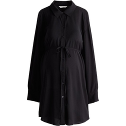 H&M MAMA Before & After Tie-Belt Shirt Black (1010725001)