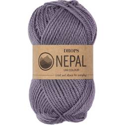 Drops Design Nepal Uni Colour Grålilla 75m