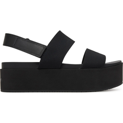 Calvin Klein Canvas Platform - Triple Black