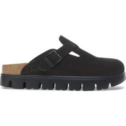 Birkenstock Boston Chunky Suede Leather - Black