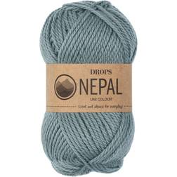 Drops Design Nepal Uni Colour Grågrøn 75m