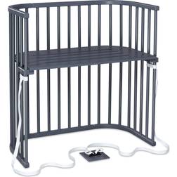 Babybay Boxspring Bed Grey Varnished 54x96cm