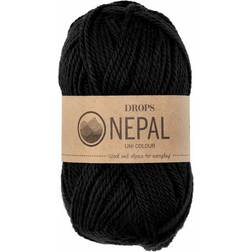 Drops Design Nepal Uni Colour Black 75m