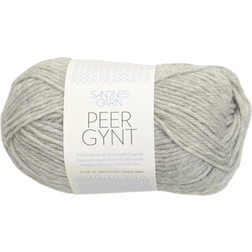 Sandnes Garn Peer Gynt Lys Gråmelert 91m