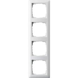 Gira 4x Frame System 55, Standard 55 Pure white (glossy) 021403