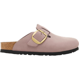 Birkenstock Boston Big Buckle Nubuck Leather - Faded Purple