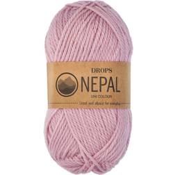 Drops Design Nepal Uni Colour Powder Pink 75m