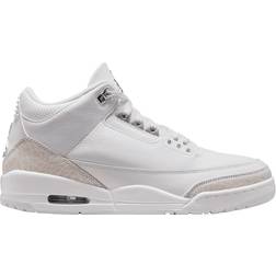 Nike Air Jordan 3 Retro Pure Money M - White/Metallic Silver