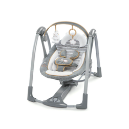 Ingenuity ConvertMe Swing-2-Seat Teddy Grey