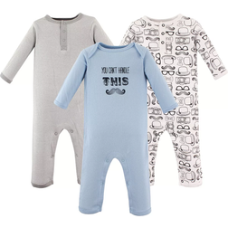 Hudson Baby Union Coveralls 3-pack - Mustache (10151294)