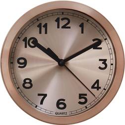 Premier Housewares Elko Wall with Copper Black Finish Wall Clock 15cm