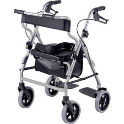 NRS Healthcare 2 In 1 Rollator & Transit Chair
