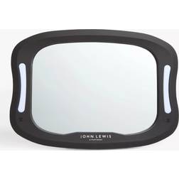 John Lewis Light Up Car Mirror Black