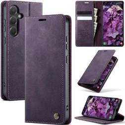 GANGXUN Retro Leather Wallet Case Samsung Galaxy S25 Plus