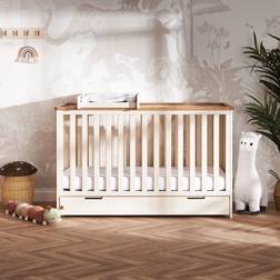 OBaby Evie Cot Bed Cashmere With Drawer