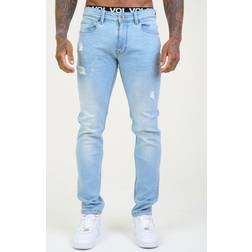 Voi Belmont Tapered Jeans - Ice Blue