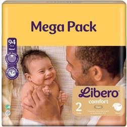 Libero Blöja Comfort 2 3-6kg 94 fp