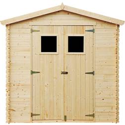 Timbela Wooden Garden Shed 8 x 7 ft 19 mm Planks (Building Area )
