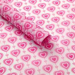 Shein Pink Heart Wrapping Paper 20 x 14 Inches