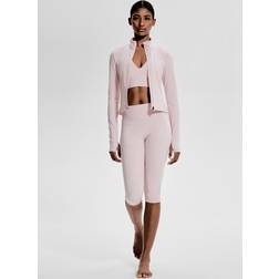 H&M Ladies Zip-Through Sports Jacket - Light Pink
