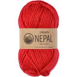 Drops Design Nepal Uni Colour Red 75m