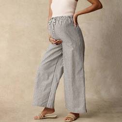 Shein Maternity Striped Woven Fabric Pants