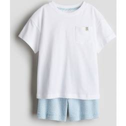 H&M Boys Pyjamas - White/Blue