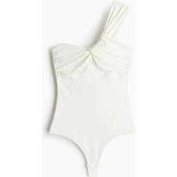 H&M One-shoulder Thong Body - White