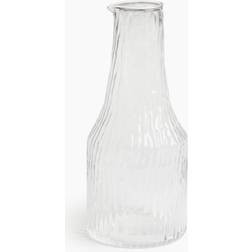 H&M Glass Clear Glass Water Carafe