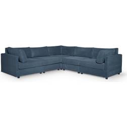 Brayden Studio Callianna Upholstered Corner Sectional 80cm H X 260cm W X 260cm D Sofa 260cm 5 Seater