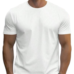 Shein Manfinity Homme Men's Solid Color Round Neck Short Sleeve T-Shirt