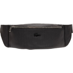 Lacoste Chantaco Leather Belt Bag - Black