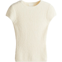 H&M Rib Knit Top - Light Beige