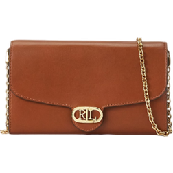 Lauren Ralph Lauren Adair Medium Leather Crossbody - Tan