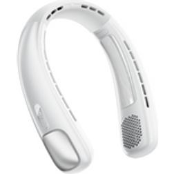 Geepas White 2000mAh 3-Speed Quiet Neck Fan