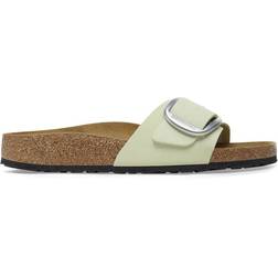 Birkenstock Madrid Big Buckle Nubuck Leather - Faded Lime