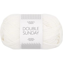 Sandnes Garn Double Sunday Hvid 108m