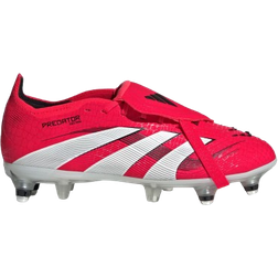 adidas Junior Predator Elite Fold Over Tongue Soft Ground - Lucid Red/Cloud White/Core Black