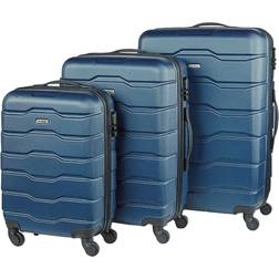 VonHaus Luggage Set of 3 - Navy