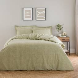 Dunelm Grayson Duvet Cover Green (200x135cm)