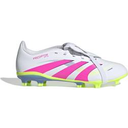 adidas Predator League Fold-Over Tongue Firm Ground Junior - Blanc